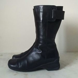 AQUATALIA - black waterproof Leather boots